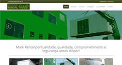 Desktop Screenshot of markrental.com.br