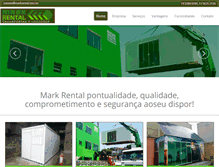 Tablet Screenshot of markrental.com.br